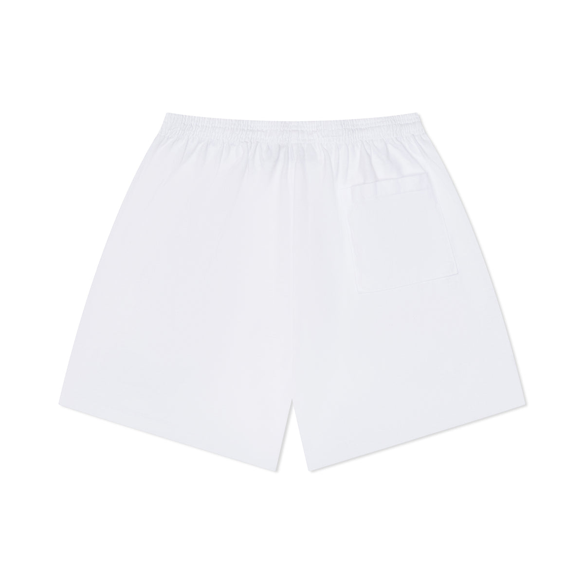 B.U.M. Equipment cotton shorts in white, laid flat