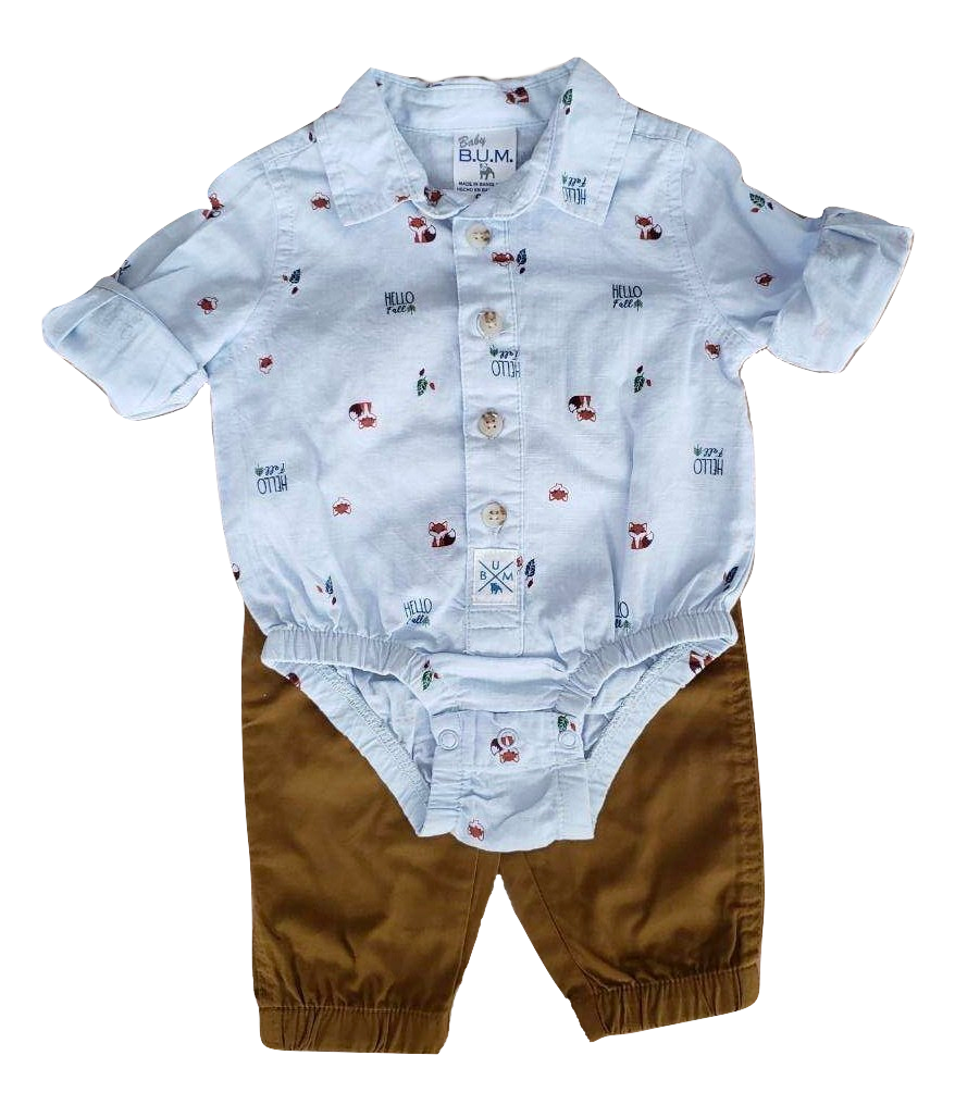 Hello Fall Newborn Two-Piece Set